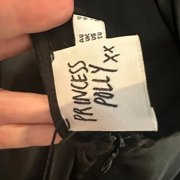 New with tags Princess Polly Cobie mini dress black, US 6 - Picture 3 of 7